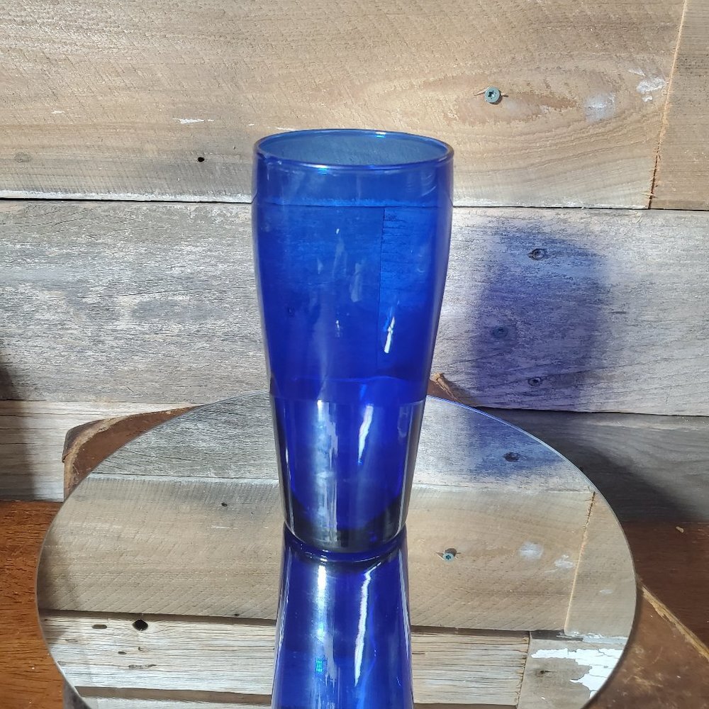 Cobalt Blue Highball Glass - Vintage #2